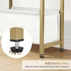 NovaNoka Narrow Side Tables Set of 2 for Small Spaces,