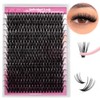 Individual Lashes 17mm Cluster Lashes Large Tray DIY Lash Extension