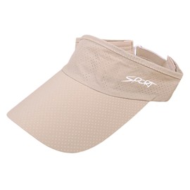 Qzkouma SPKD-66 Men's Women's Hat, UV Protection, Sun Protection Cap, Mesh, Wide Brim, UV Protection, Size Adjustment, Sun Protection, Khaki, Free size