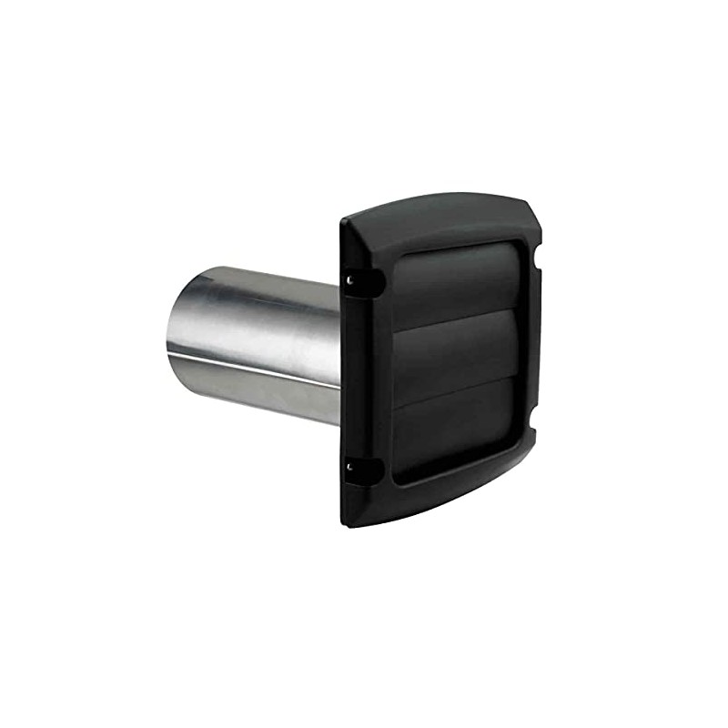 BLH4BLKZW6 4" for Dundas Jafine Dryer Vent Louvered Black Kit