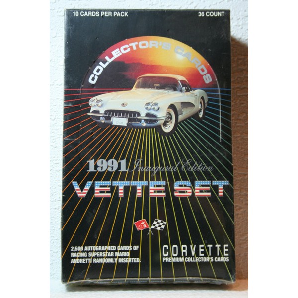 Corvette Central 1991 Inaugural Edition Vette Set Trading Cards