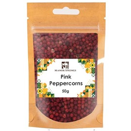 Pink Peppercorns 50g by Manor Springs