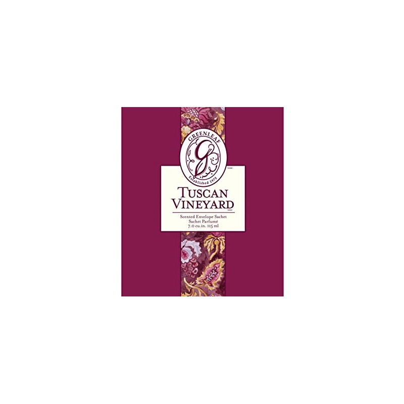 Greenleaf Scented Sachet - Tuscan Vineyard - 115ml