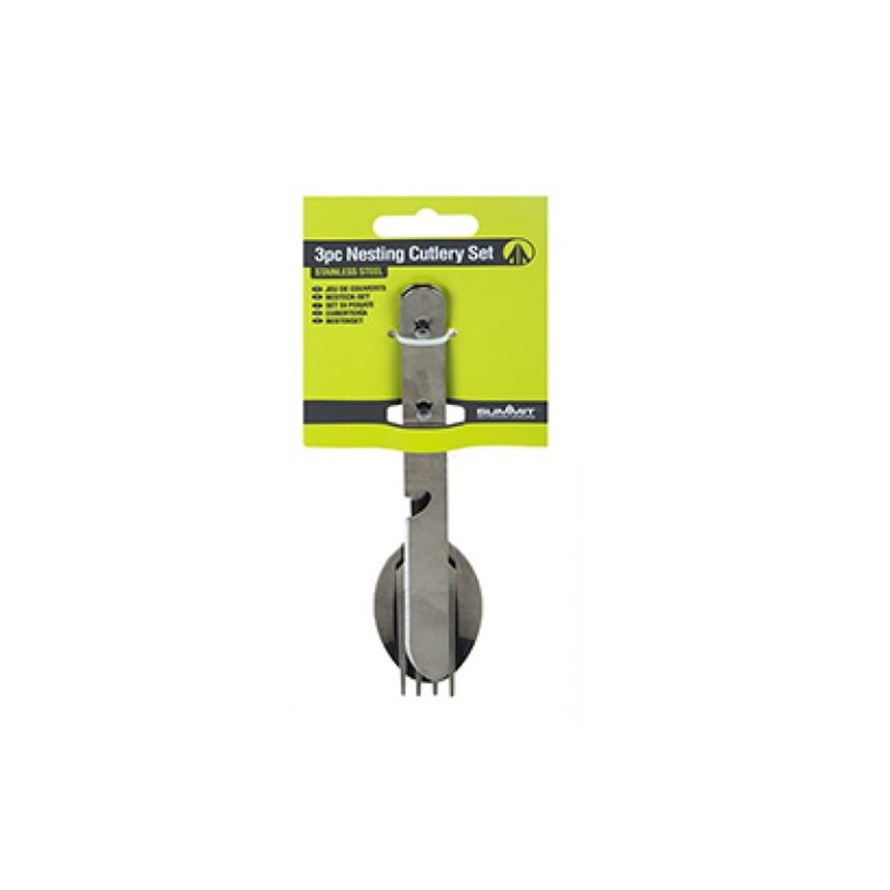 PMS International Stainless Steel 3 Piece Cutlery Set - Summit