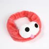 Big-Eyed Microfiber Hair Band Headband for Face Wash & Shower M09871 Red 4ea