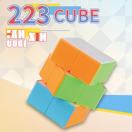 Oostifun FanXin 223 Cube 2 x 2 x 3 3D Puzzle Cube Smooth Twist Puzzle Cube Toy Sticker Multicoloured