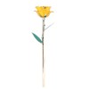 Gold Dipped Rose Flowers Love Gift for Girlfriend Birthday Christmas