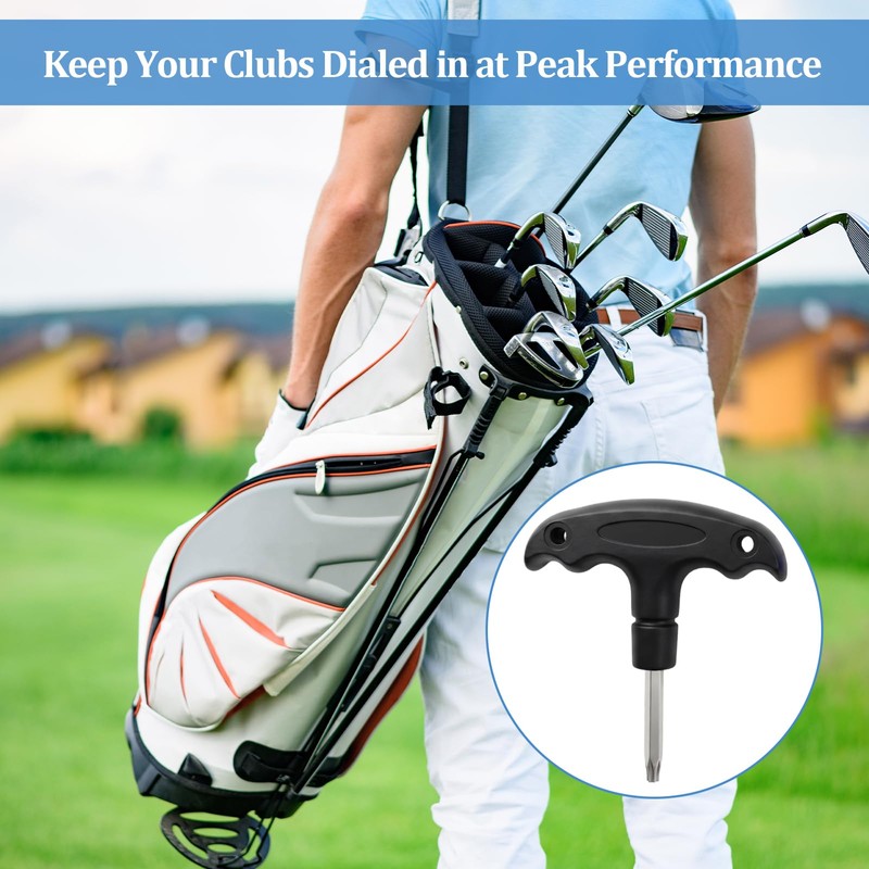 Amzlysdok Golf Torque Wrench Tool,Precision Stainless Steel Golf Driver Tool