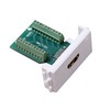 Uniquers Panel Mount HDMI Socket to Terminal Block Breakout