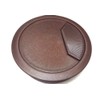 SEPIA BROWN 80MM DESK TABLE CABLE TIDY GROMMET INSERT (SUKI)
