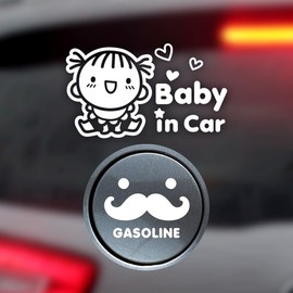 Jeje Deco P_Baby Lovely Reflection+Fuel Cap Mustache Gasoline W / P_베이비러블리 반사+주유구수염 가솔린W