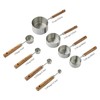 8PCS Measuring Cups, DAJLFA Stainless Steel Measuring Cups and Spoons