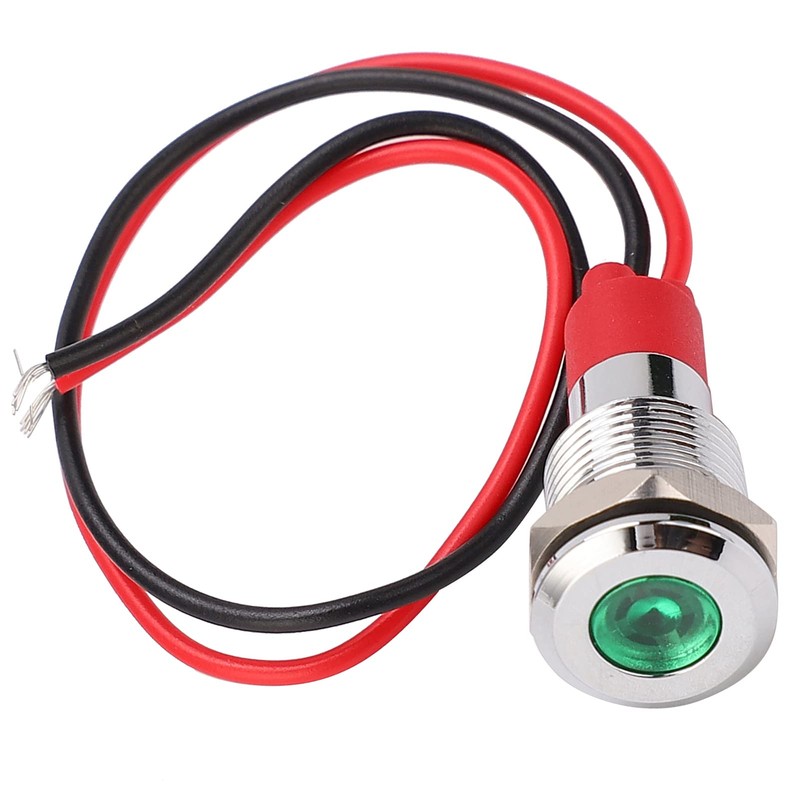 Voyant 220V LED Metal Indicator Light, Small Wired Industrial Control
