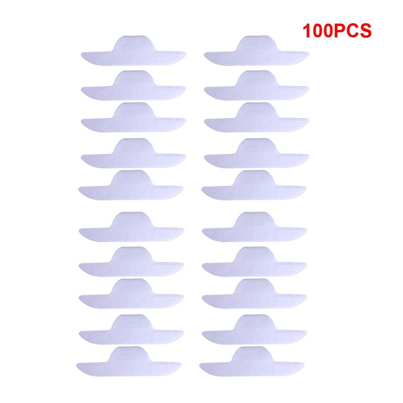 ARTIBETTER 100pcs Neck Sweat Pad Collar Sweat Pad