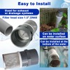 AIMCOCO 1.5" Stainless Steel Filter Cover Connected to 1.5 inch/DN40