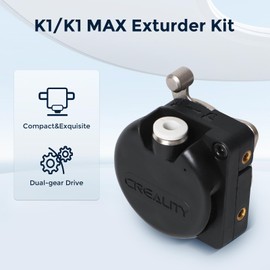 Creality K1 MAX Extrusora de accionamiento directo sin motor paso a paso, soporte de extrusión de alimentación de doble engranaje, filamento de 1,75 mm, compatible con impresoras 3D, Ender 3