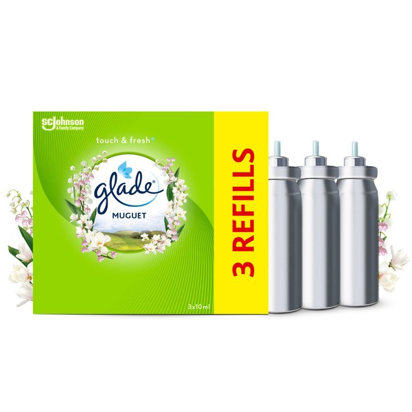 Glade® Touch&fresh® Lily of the Valley Refill 2+1 Free – Infused with Essential Oils