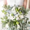 Houda Calla Lily Bridal Wedding Artificial Fake Flowers Party Decor