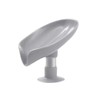 Suction Soap Dishes with Drainage,Leaf-Shaped Bar Soap Tray and Sponge