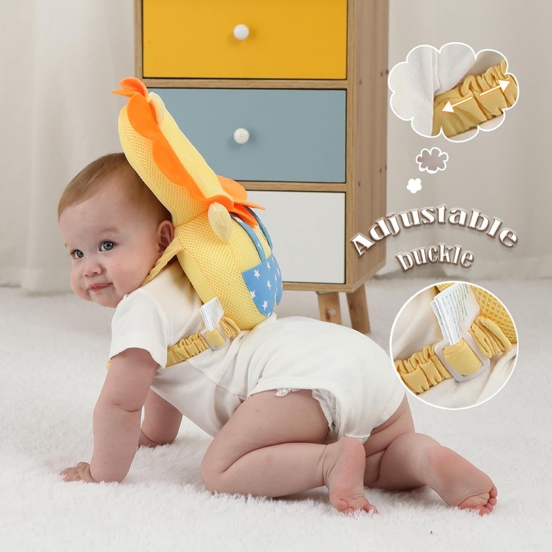 HGTC Baby Head Protector Backpack -Soft & Lightweight Pads -