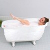 TFY 5 Pack Large Bathtub Disposable Covers for Saloon, Hotel,
