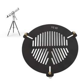Telescope Focusing Mask, Bahtinov Focusing Mask, Aluminum Alloy Bahtinov Mask, Universal for Astronomical Telescopes with Outer Diameter of 84 to 115mm