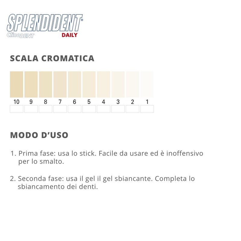 Splendident Daily Two Step Whitening System Mechanical + Chemical Phase