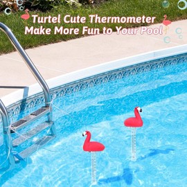 Pool Temperature Gauge, Submersible Water Temperature Gauge, Large Display Easy Read Sensor Animal Shape Monitor for Hot Tubs Spas Aquariums Outdoor Indoor