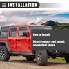 Motoforti Tailgate Spare Tire Bumper Stop, for Jeep Wrangler JL