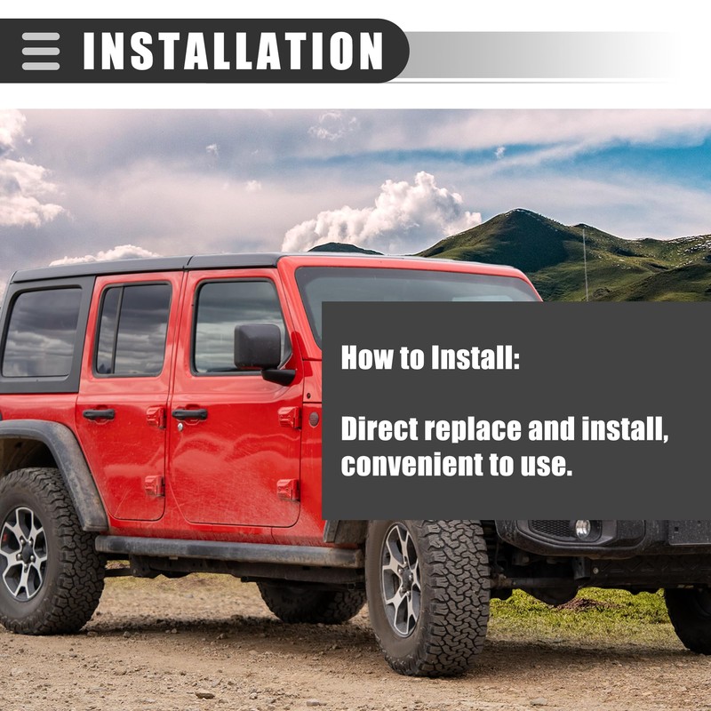 Motoforti Tailgate Spare Tire Bumper Stop, for Jeep Wrangler JL