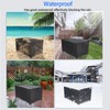 Dining Cart Cover Waterproof Dust Proof UV Proof Polyester Fiber