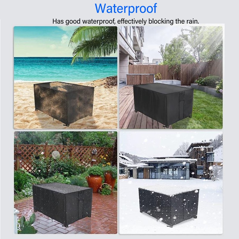 Dining Cart Cover Waterproof Dust Proof UV Proof Polyester Fiber