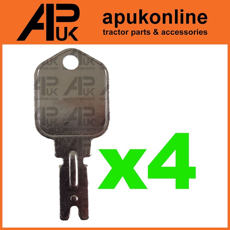 APUK 4x Key Replacement for Hyster Caterpillar Yale Clark Skytrak