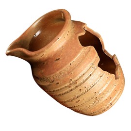 GLEAVI Vintage Ceramic Waterfall Jar Fountain Decor for Indoor and Outdoor Spaces Elegant Fish Tank Accessory for Courtyards and Gardens for Relaxing Water Features