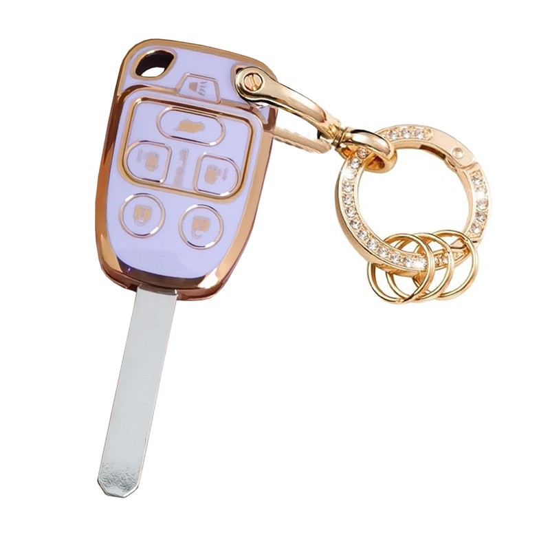 TAPAYICA for Honda Key Fob Cover Keyless Remote With Keychain