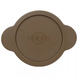 Visions CM8-PC 1 Quart Versa Pot Brown Replacement Lid Cover