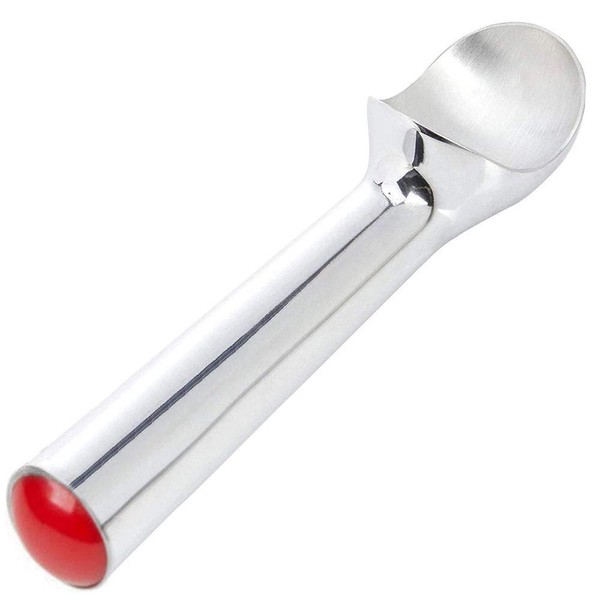 BarBits Ice Cream Scoop Dipper - Colour Coded with Liquid Filled Handle - (Hand Wash Only) - Red