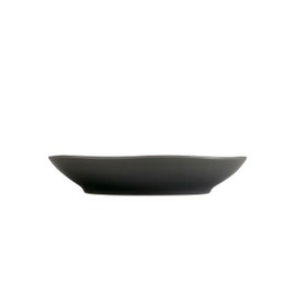 Fortessa Vitraluxe Dinnerware Heirloom Matte Finish Coupe Pasta Bowl 9-Inch, Charcoal, Set of 4
