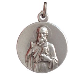 I G J Medal of Saint Jude Thaddeus the Apostle with Chain - The medals of the Patron Saints