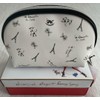 Izak, New York Make Up Cosmetic French Theme Bag Pouch