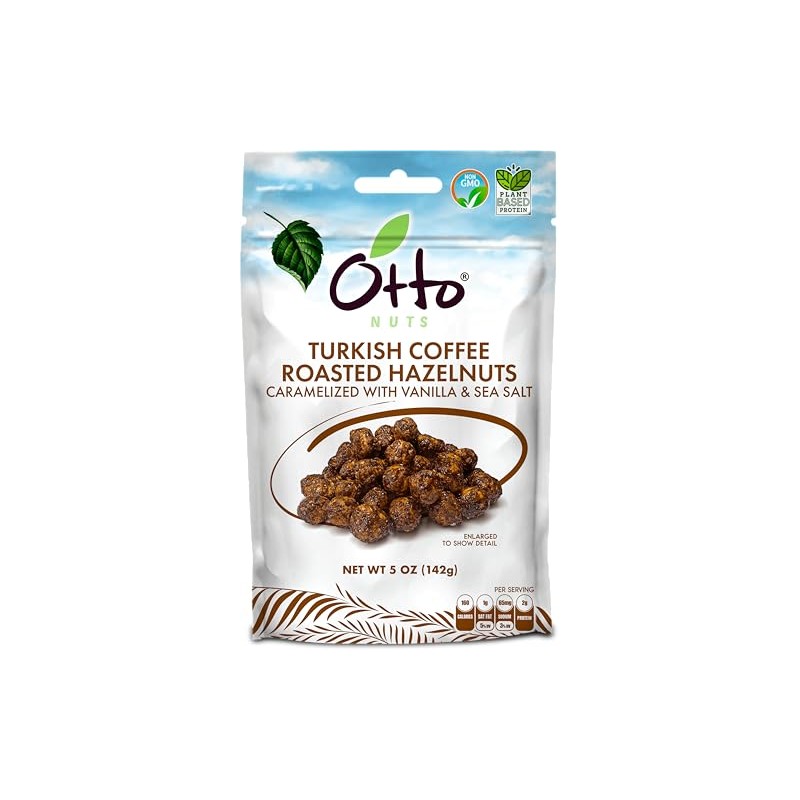 Otto Nuts - Turkish Coffee Roasted Hazelnuts, Non-GMO Naturally Vegan