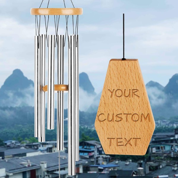 Custom Wind Chimes, Personalized Wind Chimes, Wind Chime to Engrave,