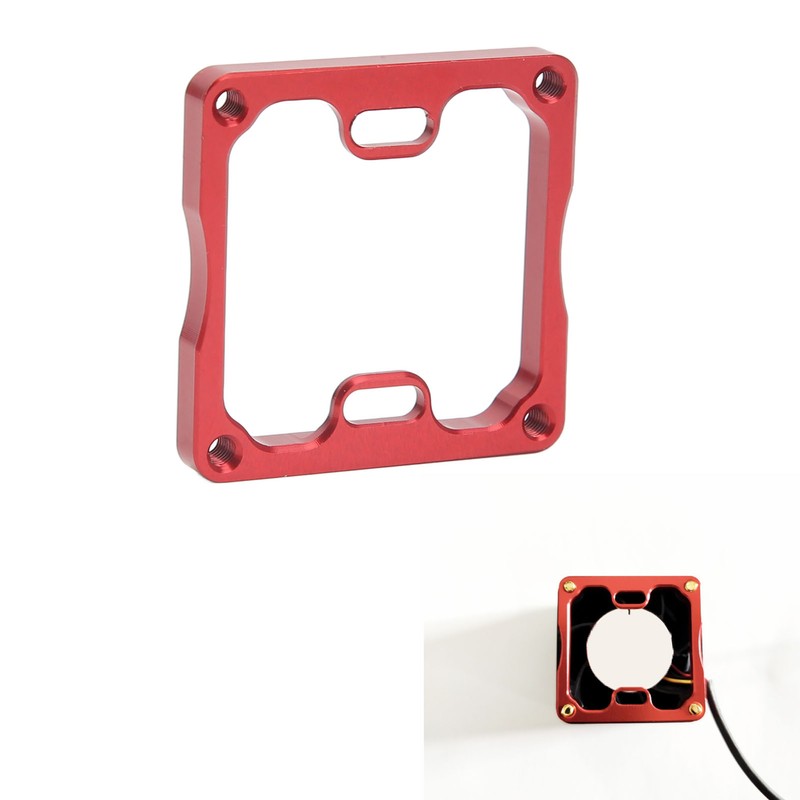 RC ESC Fan Base Anodized Treatment CNC Machined Aluminum Structure