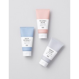 Happy Bath [해피바스] 폼클렌징 약알칼리성 모공 여드름 클렌징폼 150g 3종 (택1) [Happy Bath] Foam Cleansing Slightly Alkaline Pore Acne Cleansing Foam 150g (Choose 1 from 3 Types)