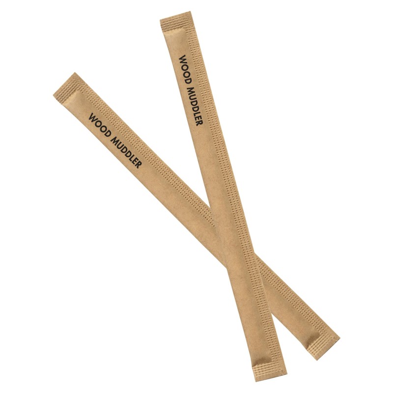 Kyushu Paper Craft Complete Wood Muddler WM-005N 200 Pieces Wooden