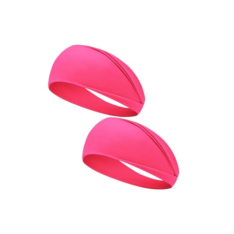 2PCS Milk Silk Headbands Pink 9.5 * 22CM Soft Head