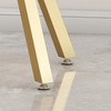 Sumatos Metal Table Base - Modern Coffee Table Legs, 28