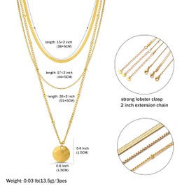 Elegance 11 designs Gold Layered Pendant Necklaces for Women,Dainty Layering Choker Waterproof Necklaces Stack Set for Women Trendy Gold Jewelry Gift