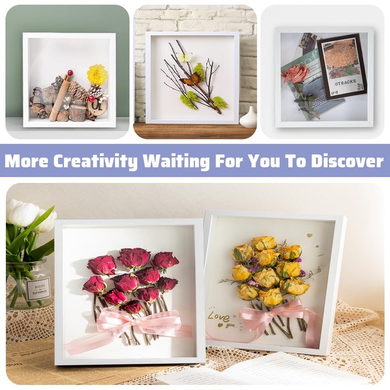 HEKOBAG 3D Picture Frame for Filling Object Frame Deep 3D