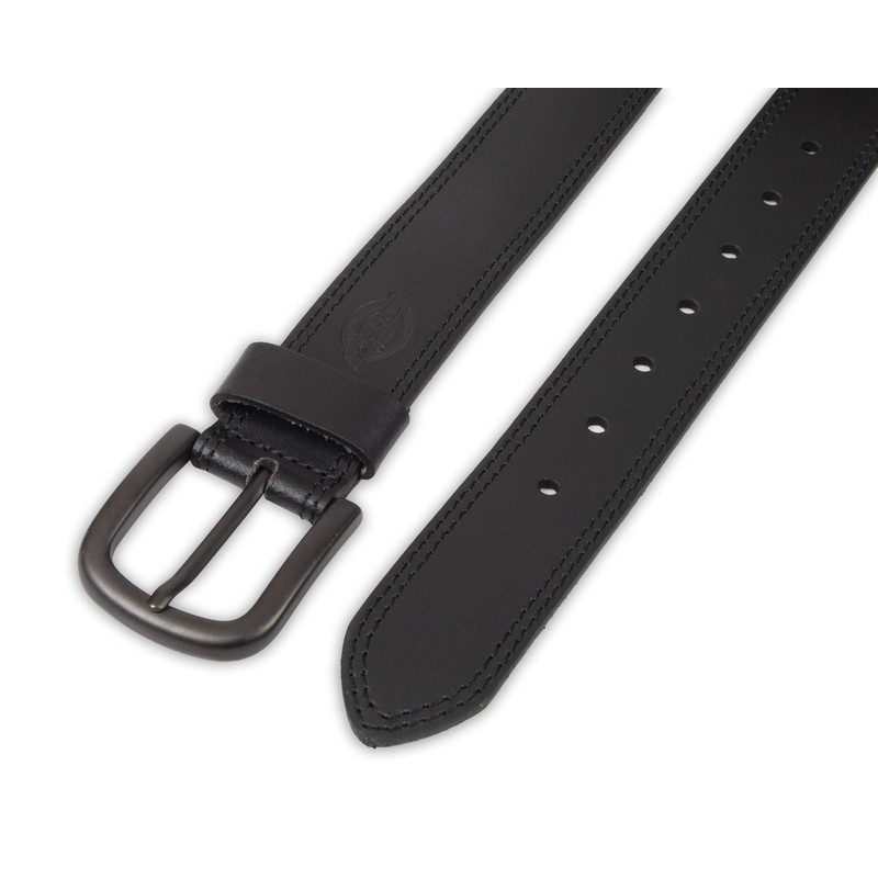 Dickies Cinturón de piel casual para hombre, Negro -, 40